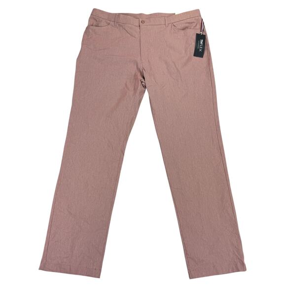 Tommy Hilfiger Other - Tommy Hilfiger Mens TH Flex Finn Modern Fit Twill Pants Rose Pink 38x32